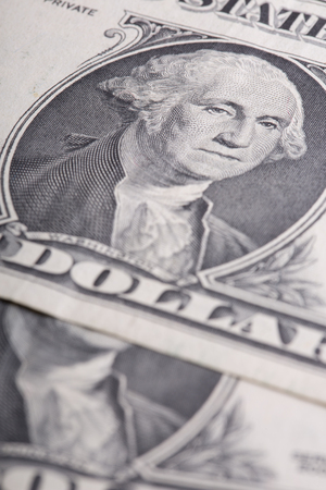 American dollars closeup
