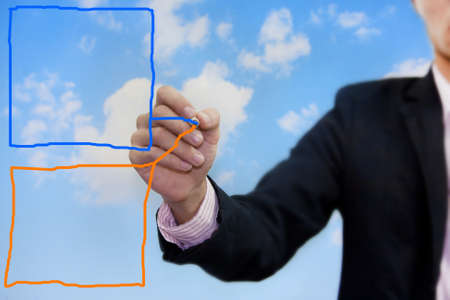 Network model.の写真素材