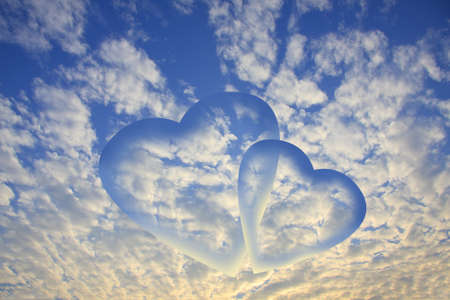 Sunset sky over field. の写真素材