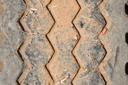 Close up old tire texture  cover may be used as the background.