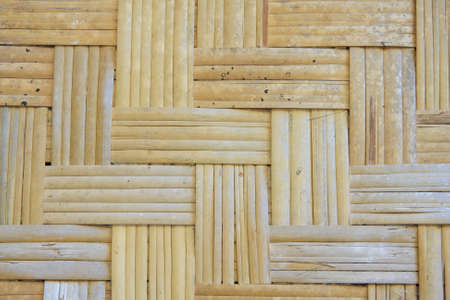 Bamboo basketry Used as a background の写真素材