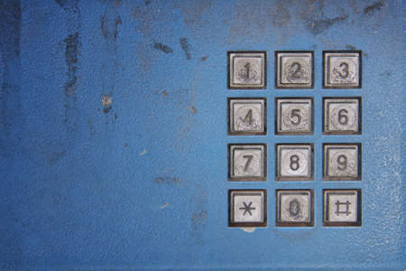 cordless phone keypad oldの写真素材