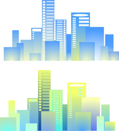 City buildings vectorのイラスト素材