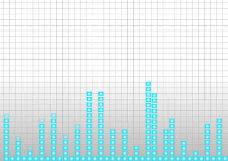 Equalizer vector background のイラスト素材
