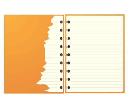 Notebook のイラスト素材