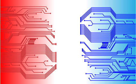 circuit board background texture のイラスト素材
