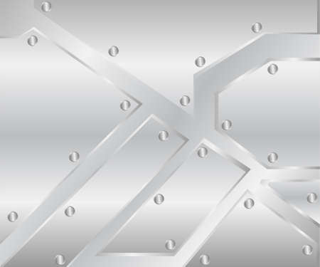 Glossy metal plate vector background のイラスト素材
