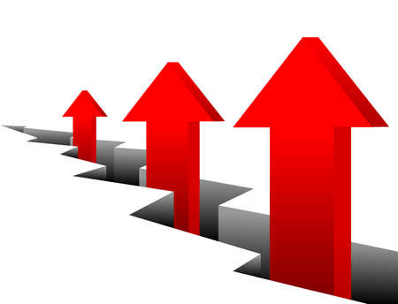 Arrows - growth conceptのイラスト素材