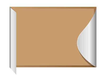 Abstract scroll paperのイラスト素材