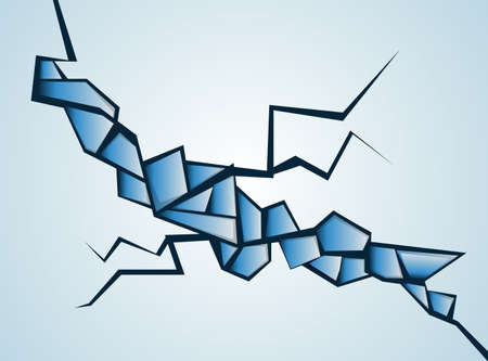 Broken glass  のイラスト素材