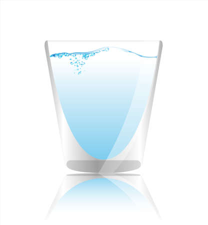 illustration with glass のイラスト素材