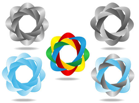 Business Abstract Circle iconのイラスト素材