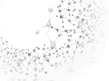 Molecule backgroundのイラスト素材