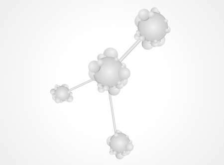 DNA molecule structure のイラスト素材