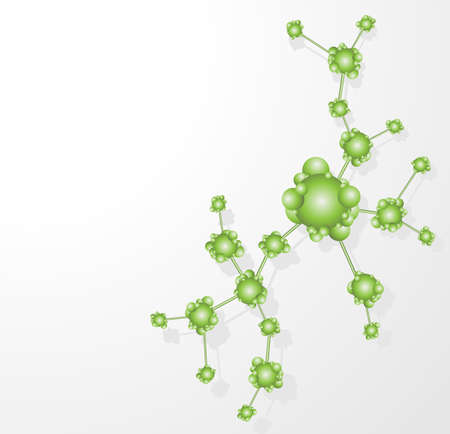 DNA molecule structure のイラスト素材