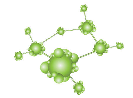 DNA molecule structure のイラスト素材