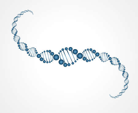 DNA molecule structure background  vector illustrationのイラスト素材