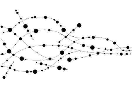 DNA strand against white background のイラスト素材