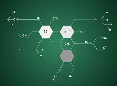 science Medical molecular structures Illustrations Vector のイラスト素材