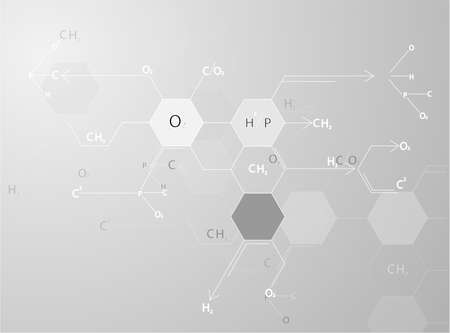 science Medical molecular structures Illustrations Vector のイラスト素材