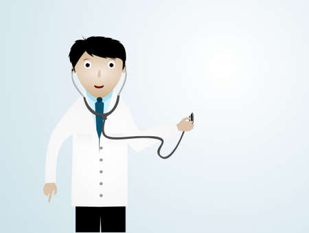 Doctor vector Medical Illustration characters のイラスト素材