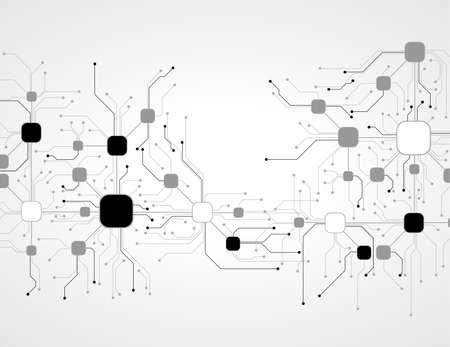 abstract circuit board background texture vectorのイラスト素材