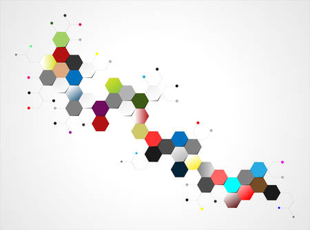 molecular structure abstract background