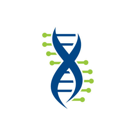 DNA vector design template, Genetics Vector Designのイラスト素材