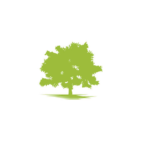 Tree logo template nature icon design - vectorのイラスト素材