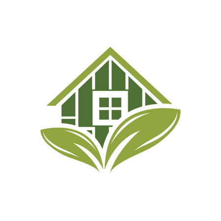 Real estate vector logo template, house or home  logo designのイラスト素材