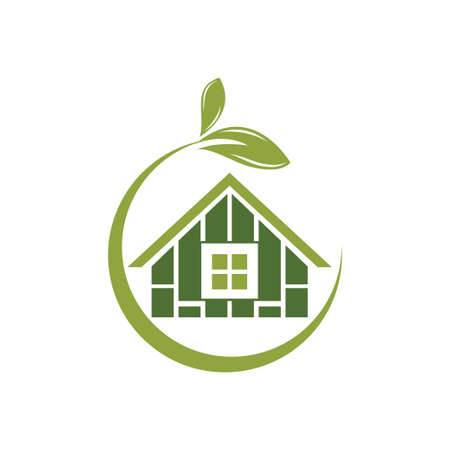 Real estate vector logo template, house or home  logo designのイラスト素材