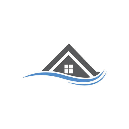 Real estate vector logo template, house or home  logo designのイラスト素材