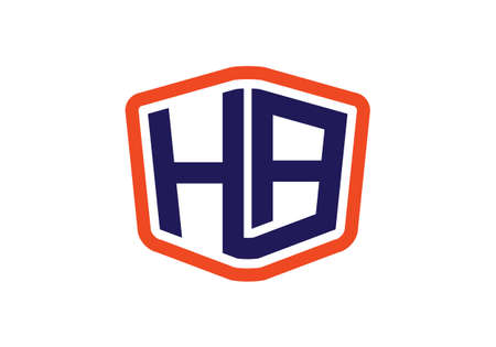 H A, HA Initial Letter Logo design vector template, Graphic Alphabet Symbol for Corporate Business Identityのイラスト素材