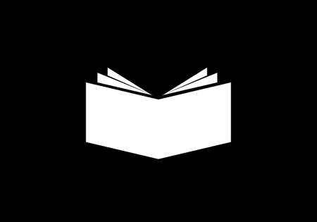 Creative Book Concept Logo Design Template, Education Logoのイラスト素材