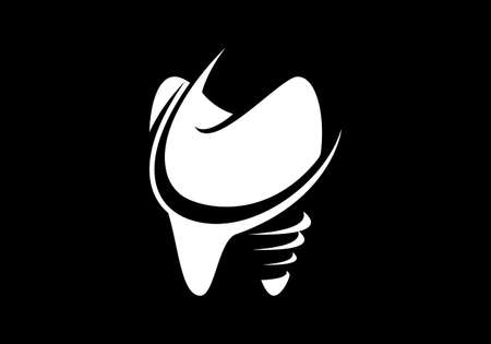 Dental Clinic logo template, Dental Care logo designs vector, Tooth Teeth Smile Dentist Logoのイラスト素材