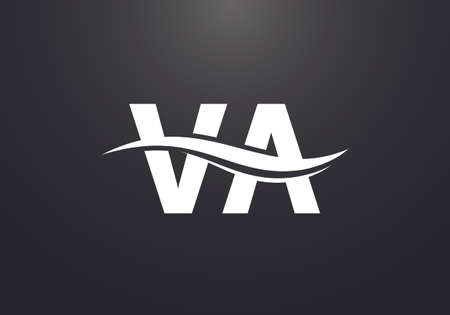 Initial Monogram Letter V A Logo Design Vector Template. Graphic Alphabet Symbol for Corporate Business Identityのイラスト素材