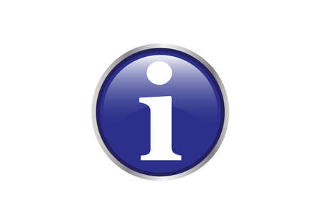 Information icon vector illustration. Info simple sign symbol logo vector icon.のイラスト素材