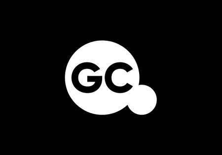 G C Initial Letter Logo design, Graphic Alphabet Symbol for Corporate Business Identityのイラスト素材