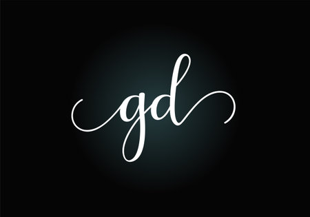Initial GD Letter Logo With Creative Modern Business Typography Vector Template. Creative Abstract  Monogram Letter GDのイラスト素材