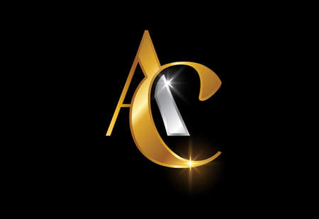 Initial Letter A C Logo Design Vector Template. Graphic Alphabet Symbol For Corporate Business Identityのイラスト素材