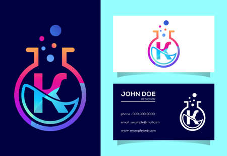 Initial K monogram alphabet with earth globe emblem. Globe logo design vector template. Font emblemのイラスト素材