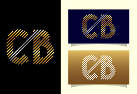 Initial Monogram Letter C B Logo Design. Graphic Alphabet Symbol For Corporate Business Identityのイラスト素材