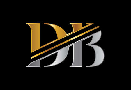 Initial Letter D B Logo Design Vector. Graphic Alphabet Symbol For Corporate Business Identityのイラスト素材