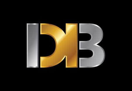 Initial Letter D B Logo Design Vector. Graphic Alphabet Symbol For Corporate Business Identityのイラスト素材