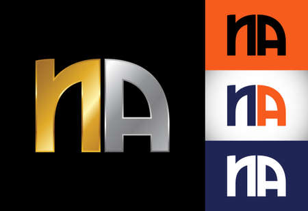 Initial Letter N A Design Vector. Graphic Alphabet Symbol For Corporate Business Identityのイラスト素材
