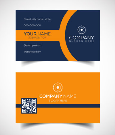 Creative and modern corporate business card templateのイラスト素材