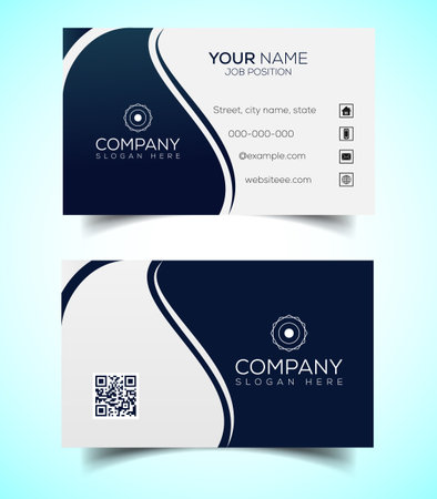 Creative and modern corporate business card templateのイラスト素材