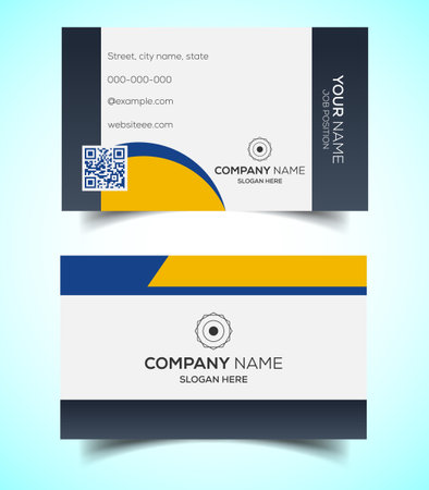 Creative and modern corporate business card templateのイラスト素材