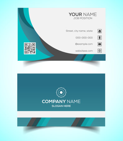 Creative and modern corporate business card templateのイラスト素材
