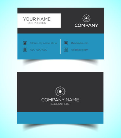 Creative and modern corporate business card templateのイラスト素材